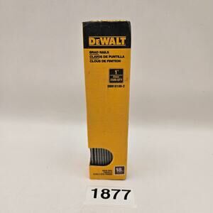 DEWALT DBN18100-2 BRAD NAIL 18-GA 1" 2500QTY NIB